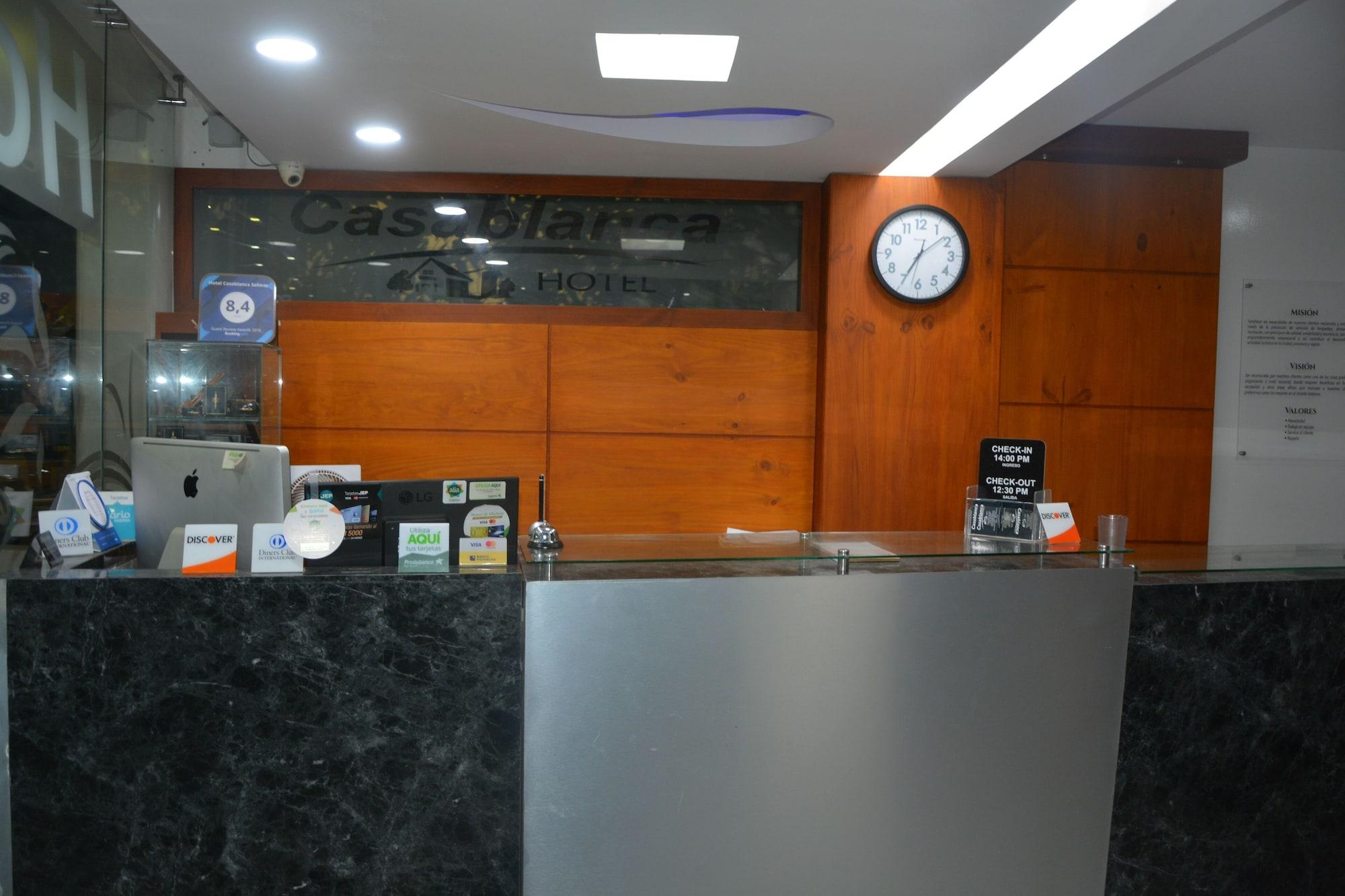 Vista Lobby Hotel Casablanca Salinas
