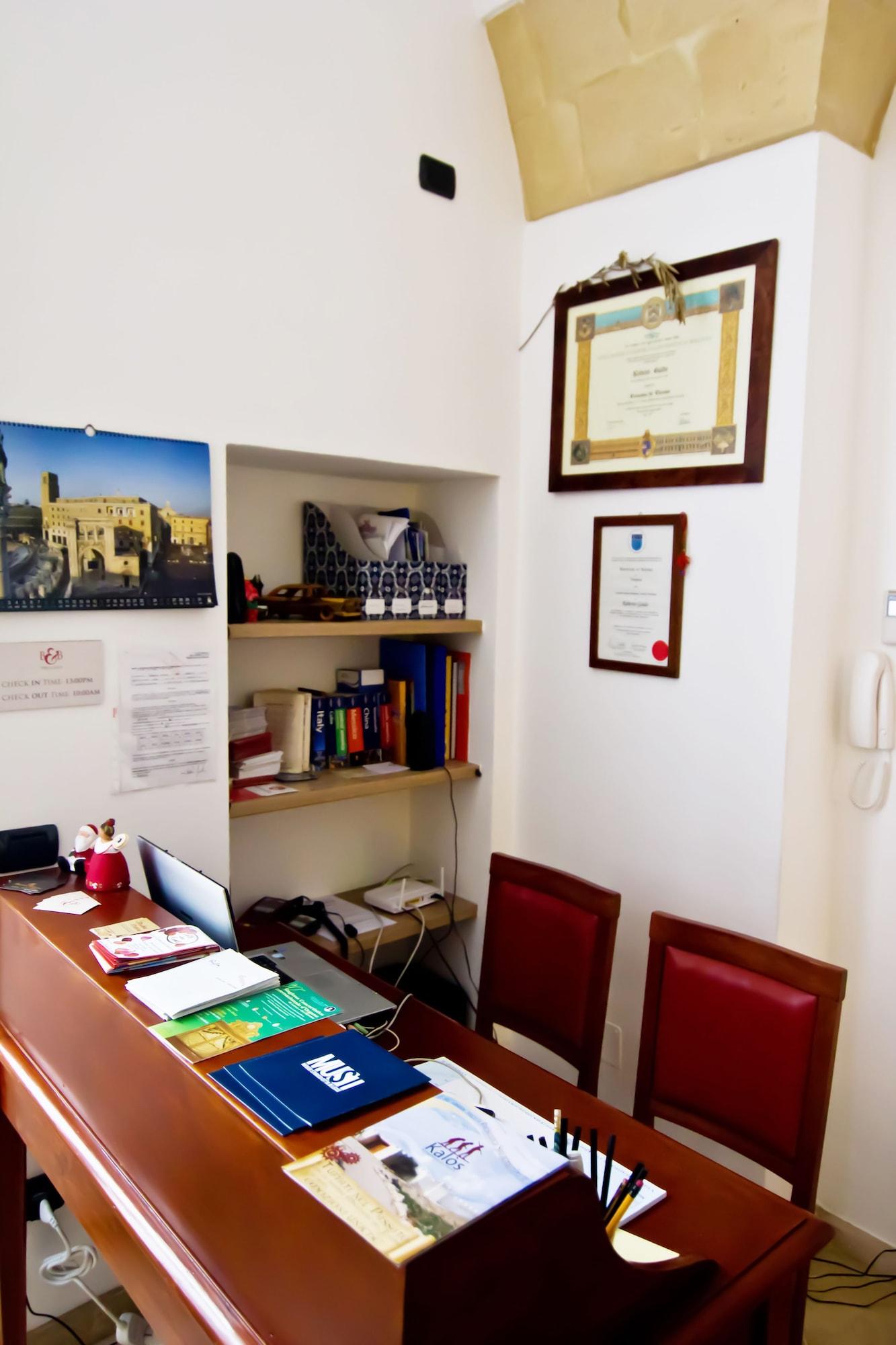 Vista Lobby La Bella Lecce B&B