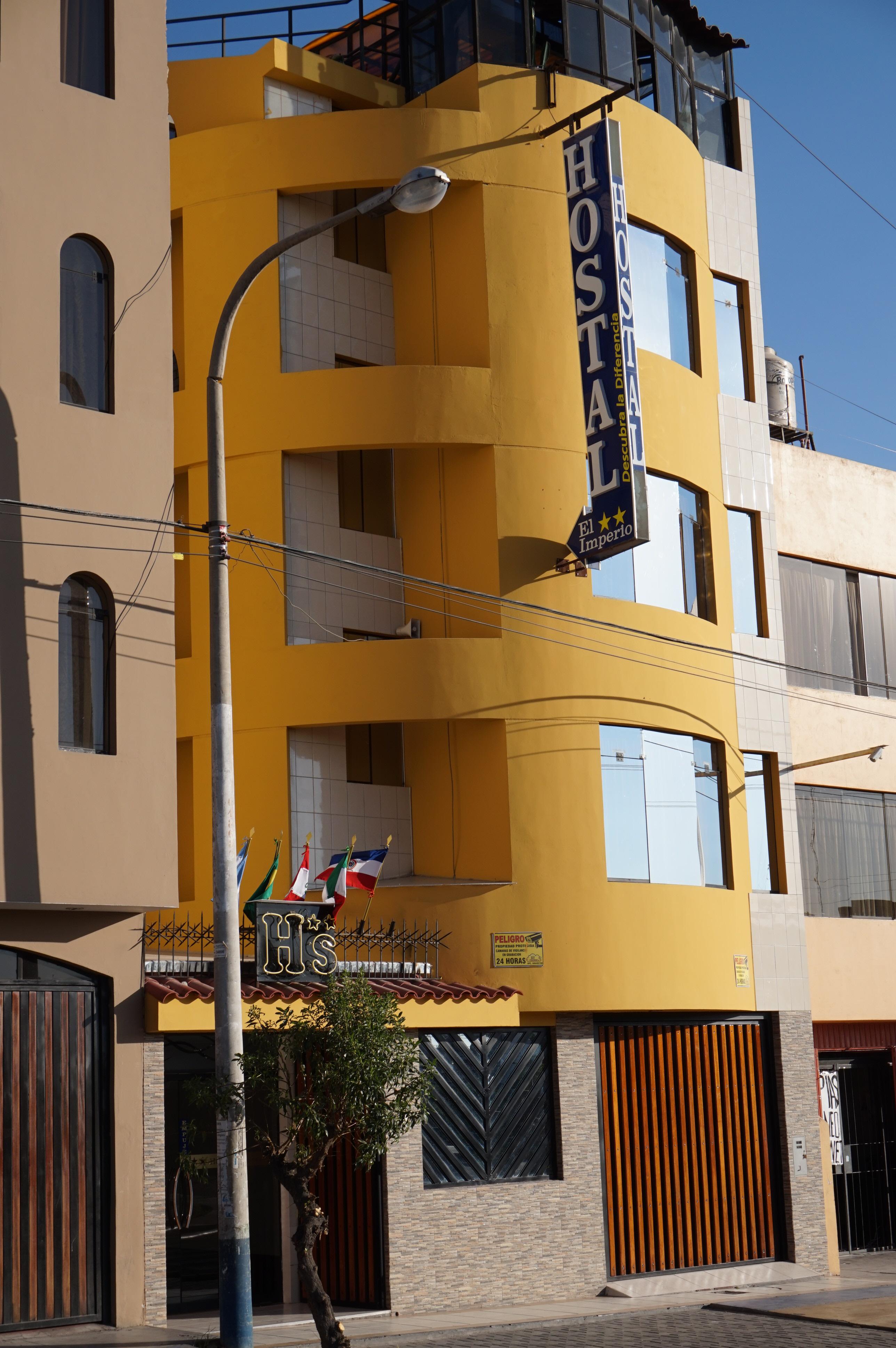 Vista Exterior Hostal El Imperio