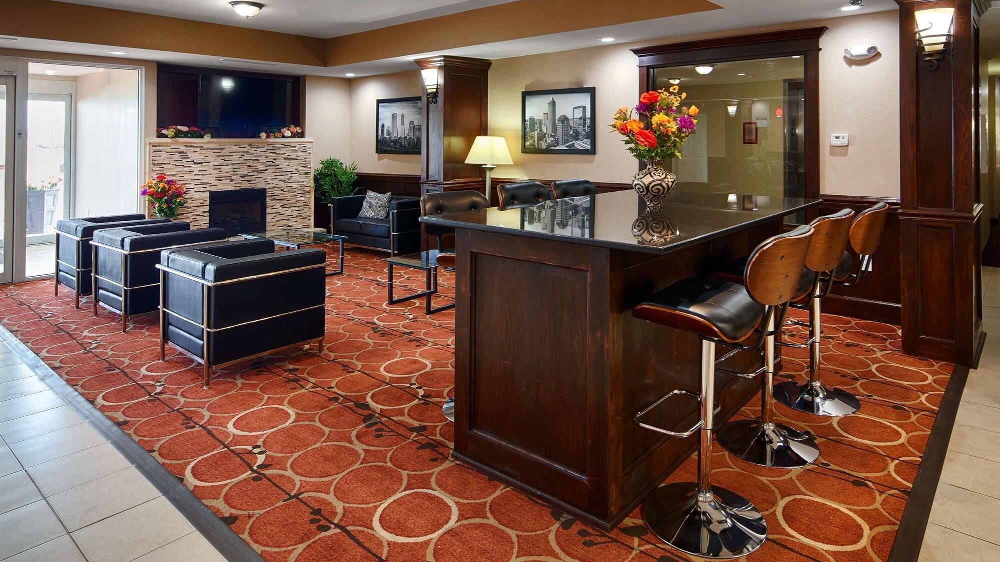 Vista Lobby Best Western Plus Crawfordsville Hotel