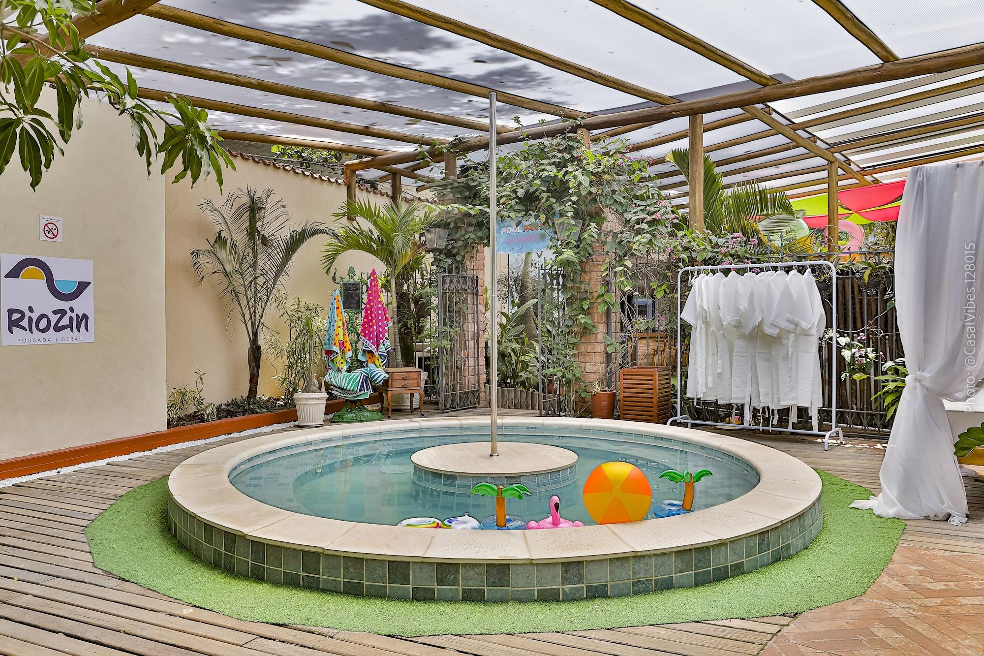 Vista Piscina RioZin Pousada Liberal - Adults Only - Clothing Optional