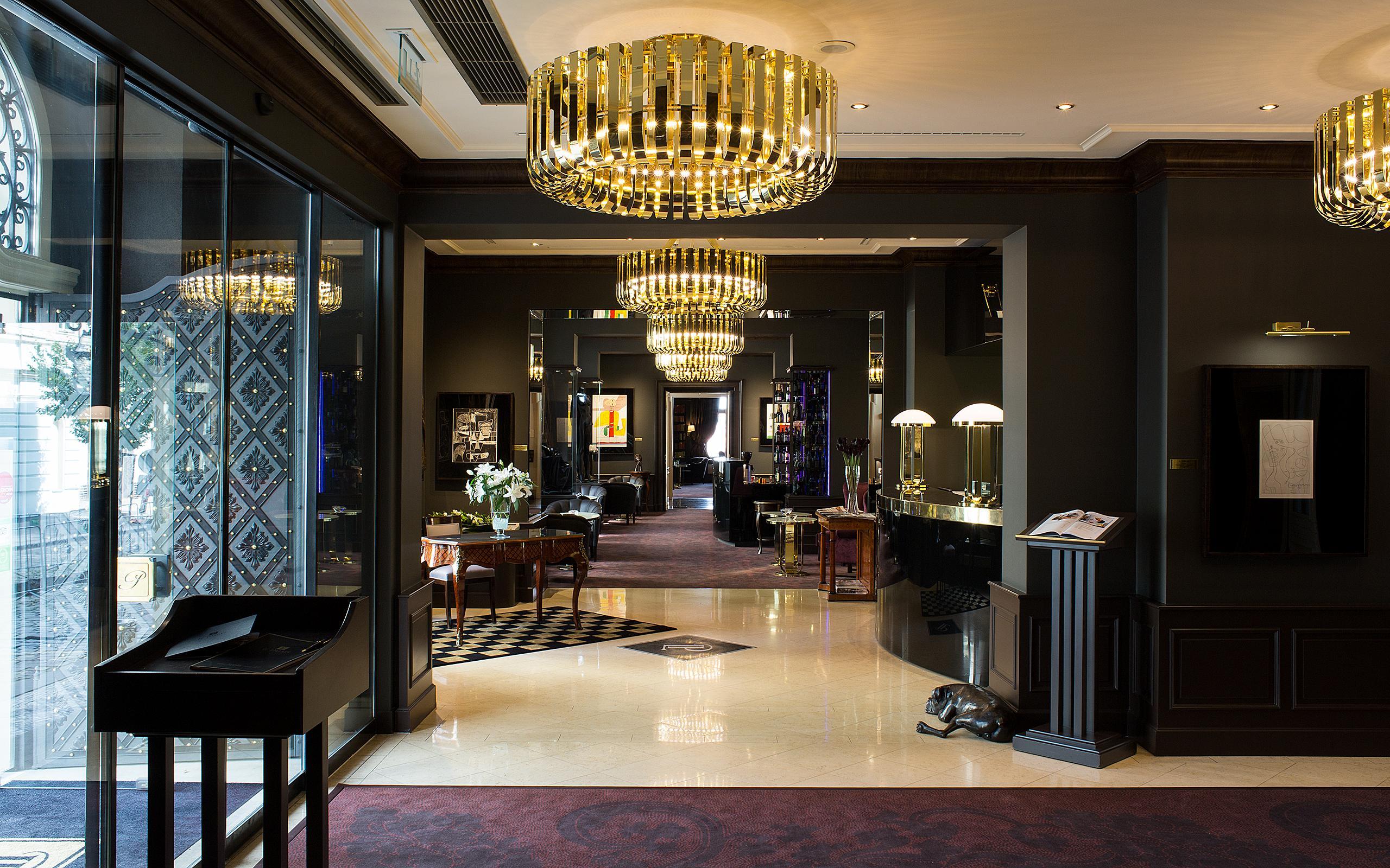 Vista Lobby Le Palais Art Hotel Prague