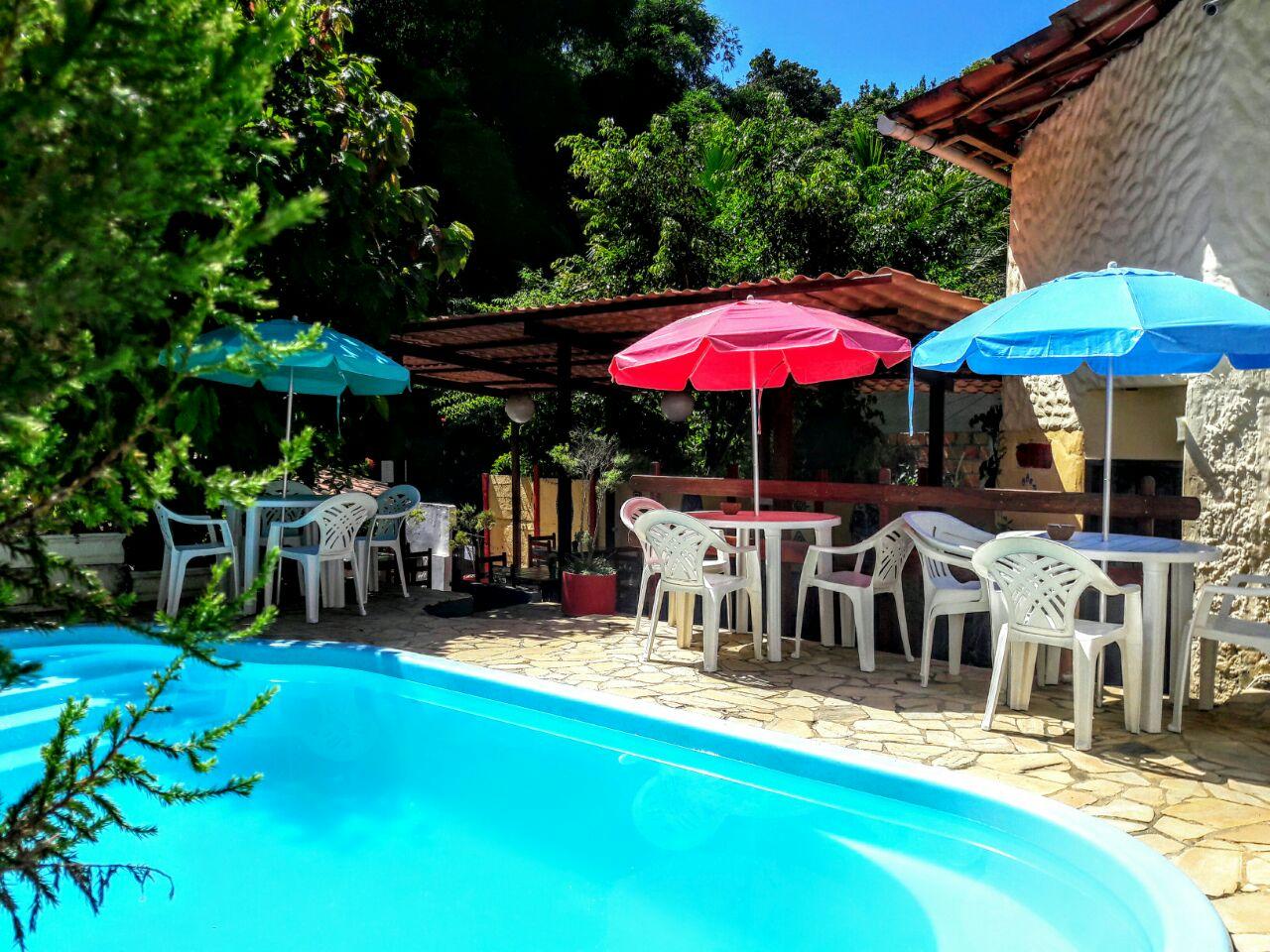 Vista Piscina Pousada Sossego da Vila