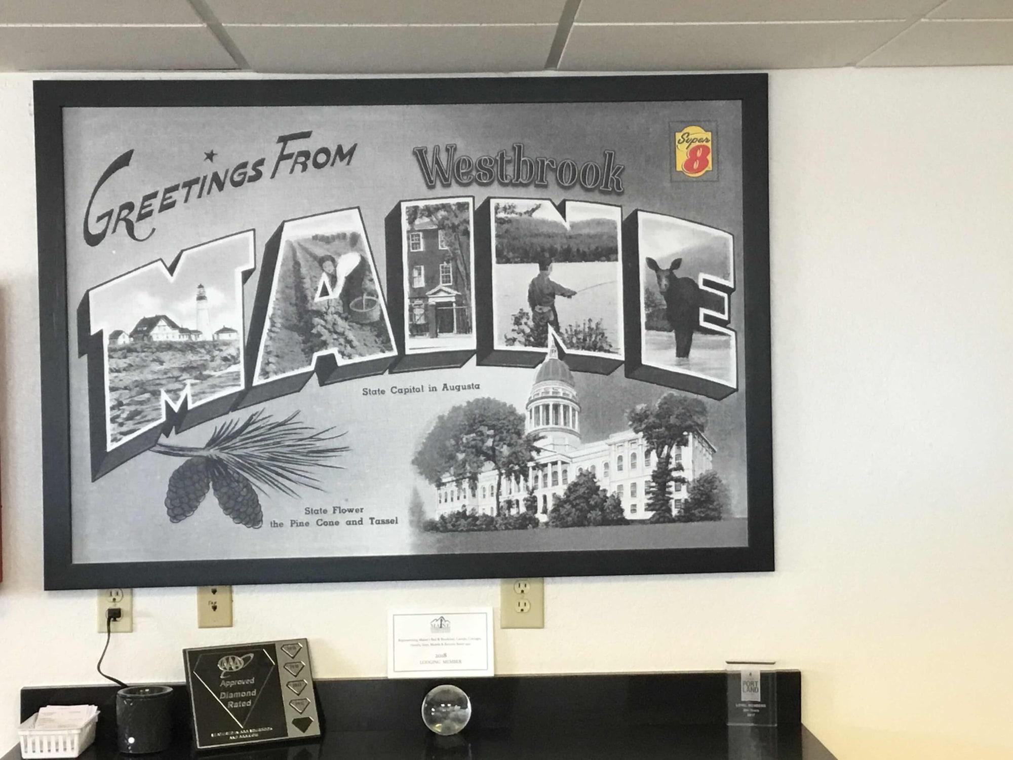 Vista Lobby Super 8 by Wyndham Portland ME