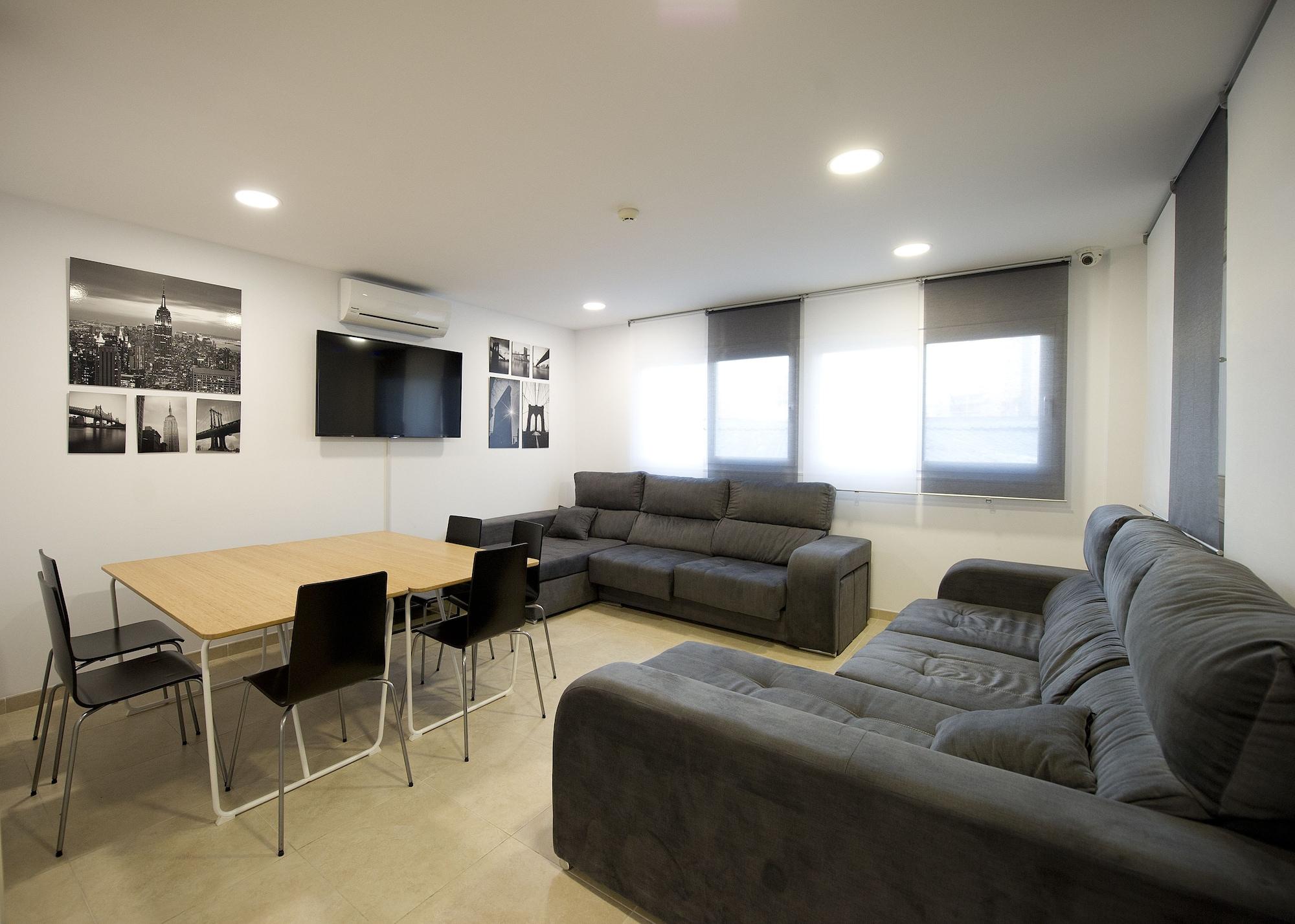 Vista Lobby Residencia Universitaria Alboran