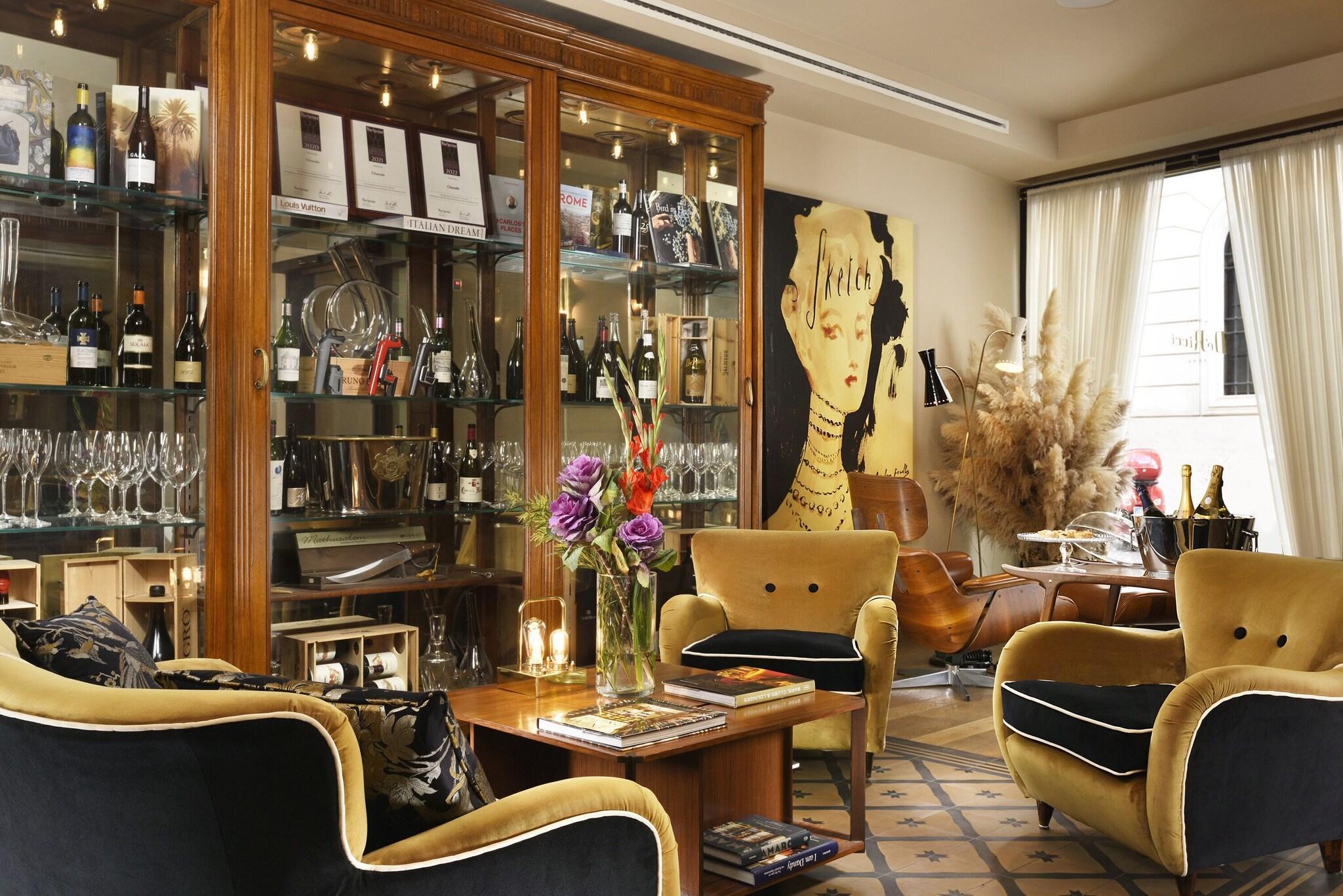 Vista Lobby Hotel De' Ricci - Small Luxury Hotels of The World